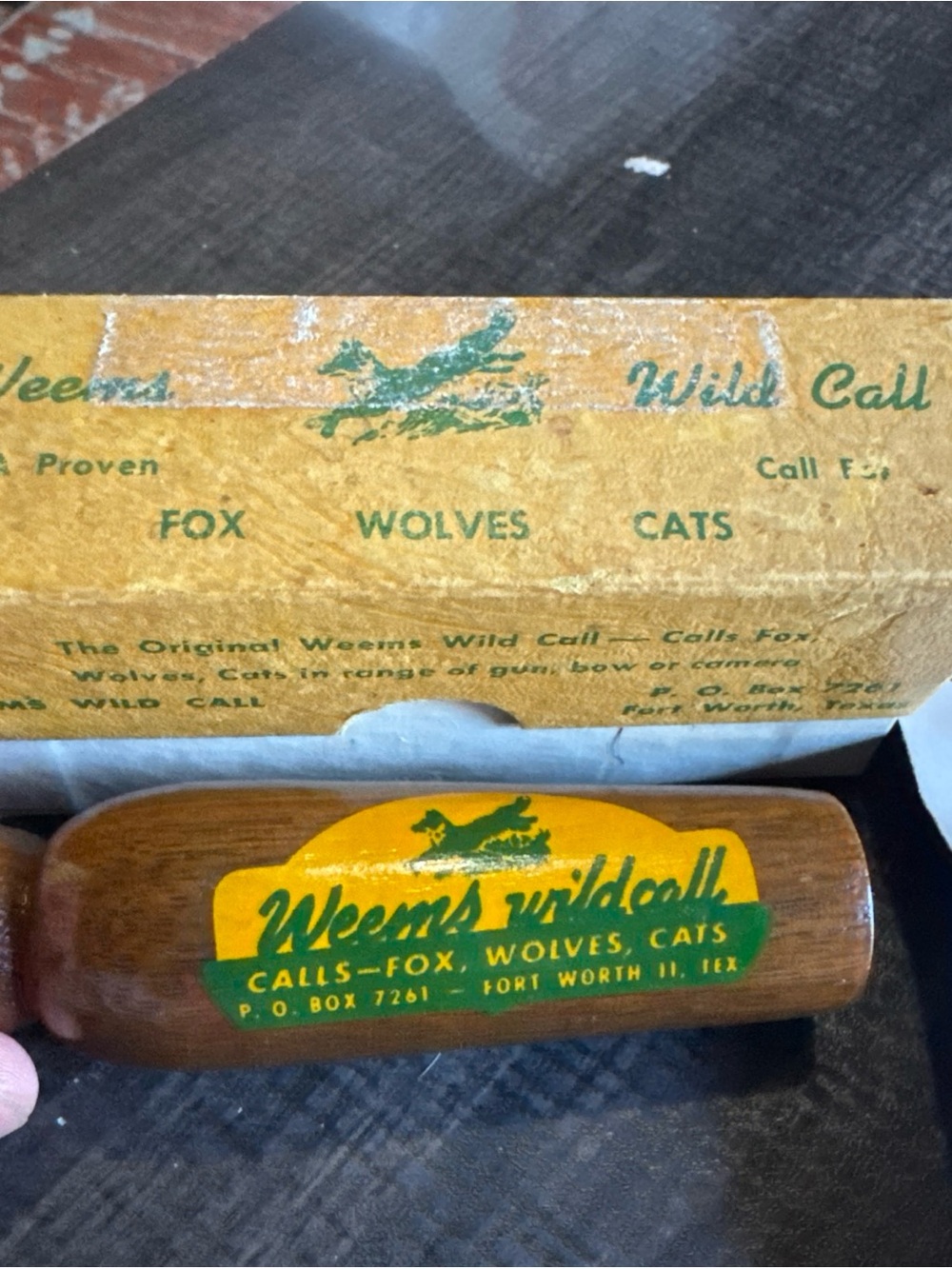 A Genuine vintage OLT Weems Wild Call For ,Fox ,Wolves ,Cats, Birds